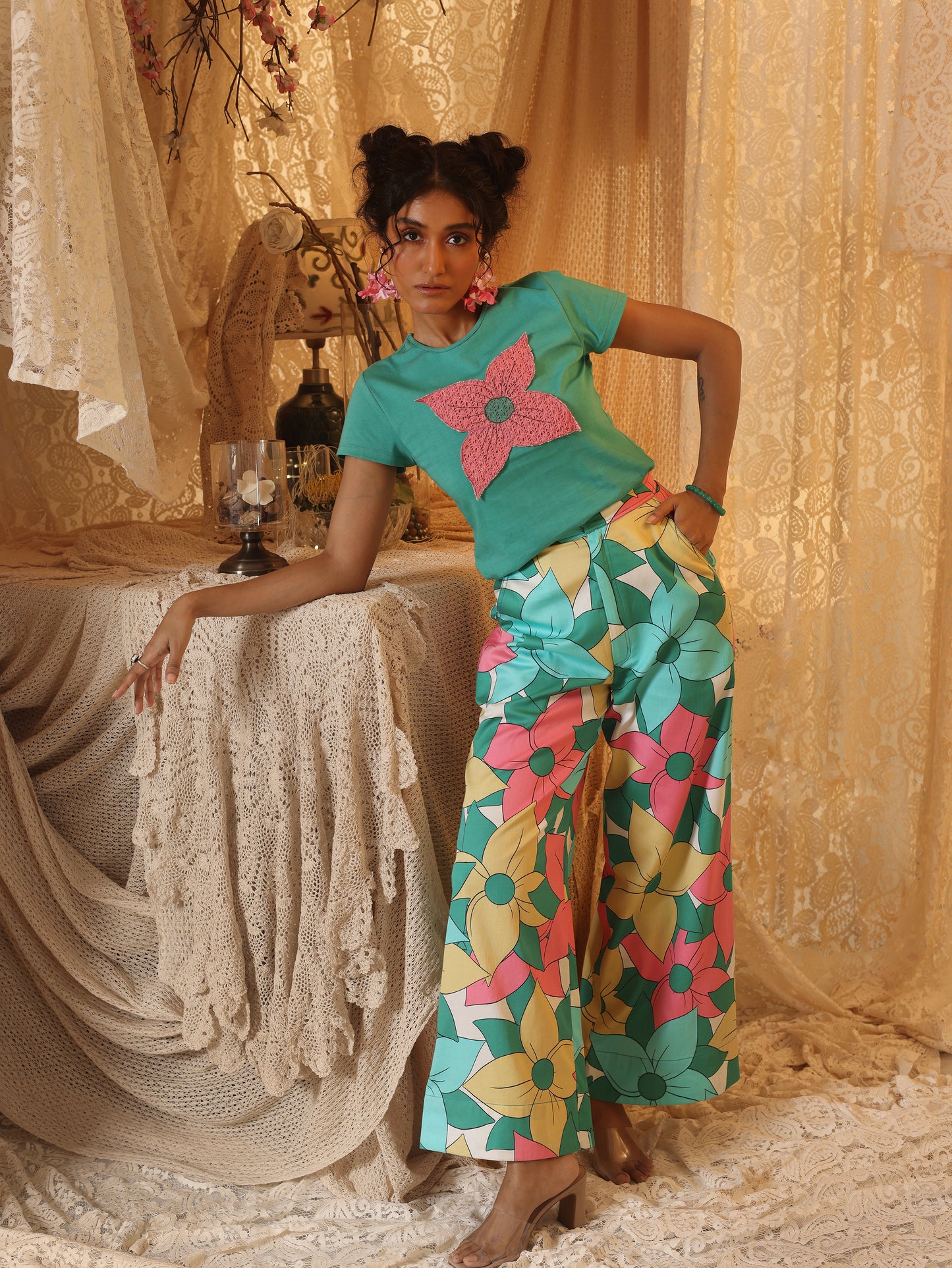 Big Floral Trouser