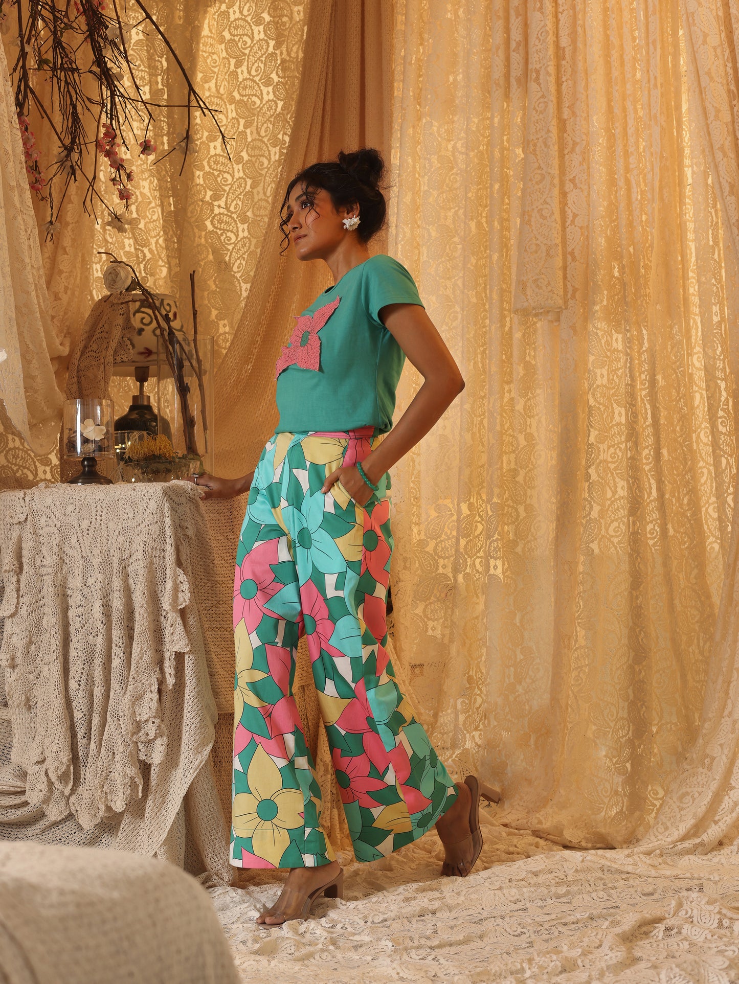 Big Floral Trouser