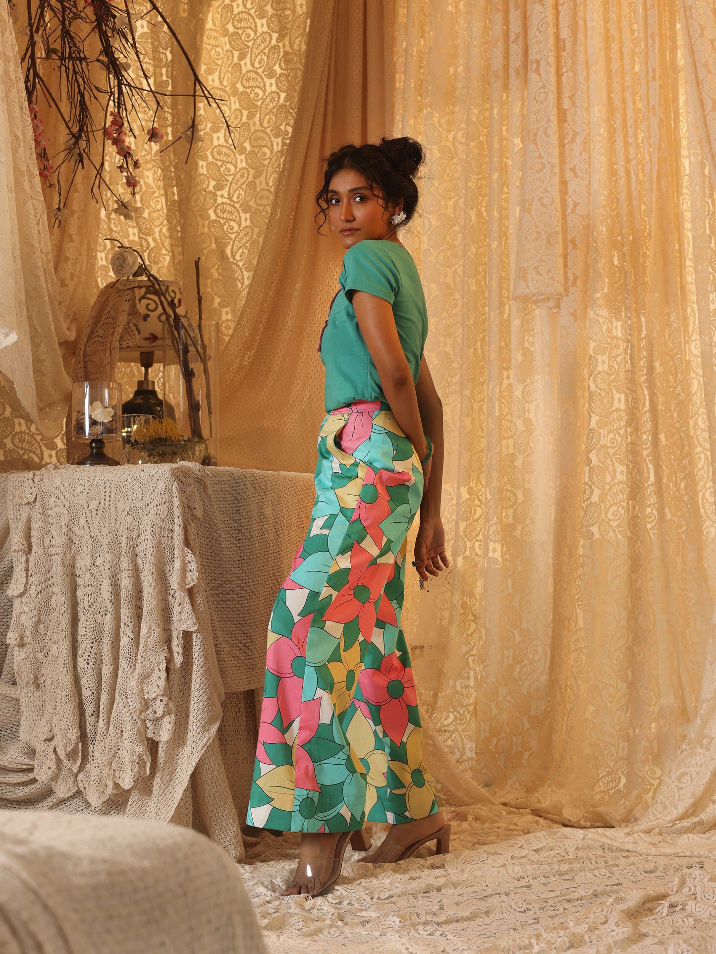 Big Floral Trouser