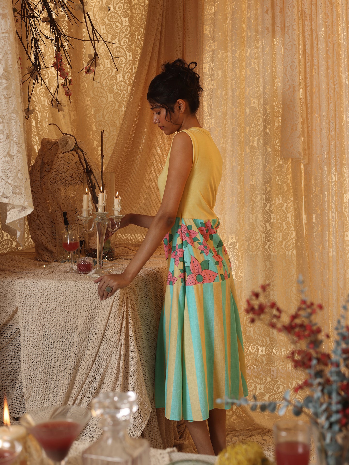 Jersey Top Tier Dress