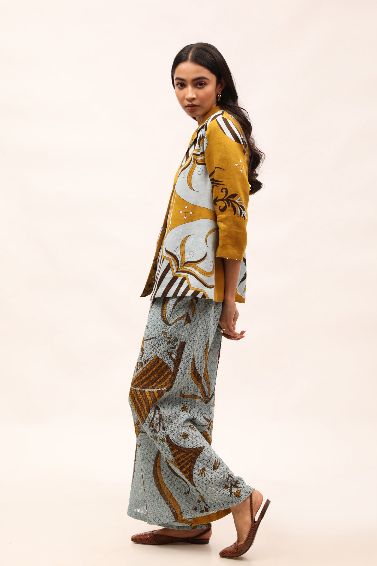 Sunset Cotton Net Pants