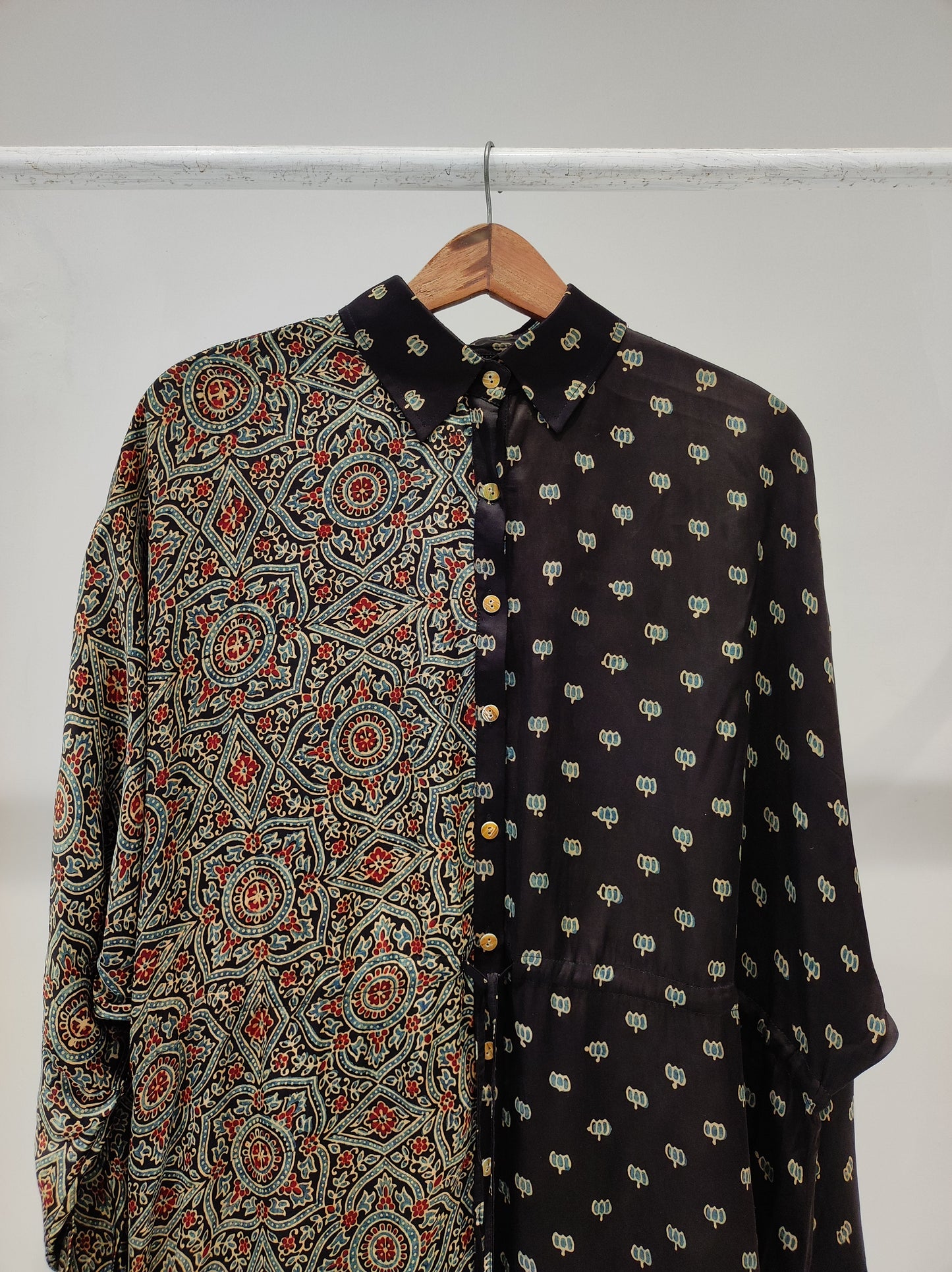 Full Bloom Drawstring Shirt