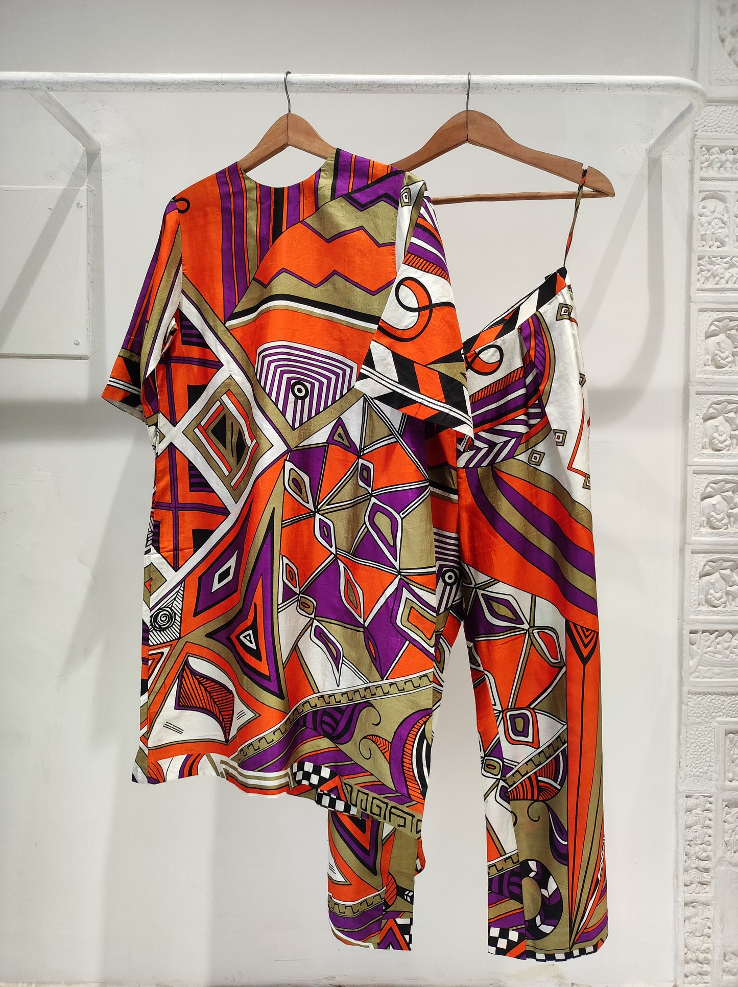 Tangerine Tunic Pant Set