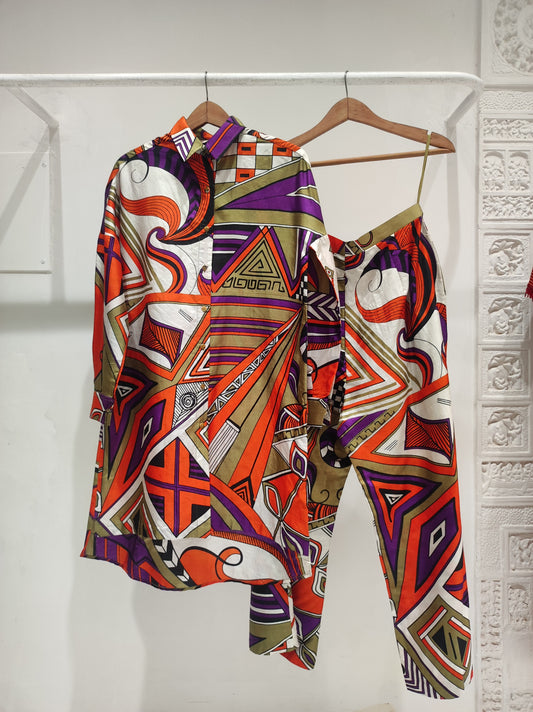 Tangerine Shirt Tunic