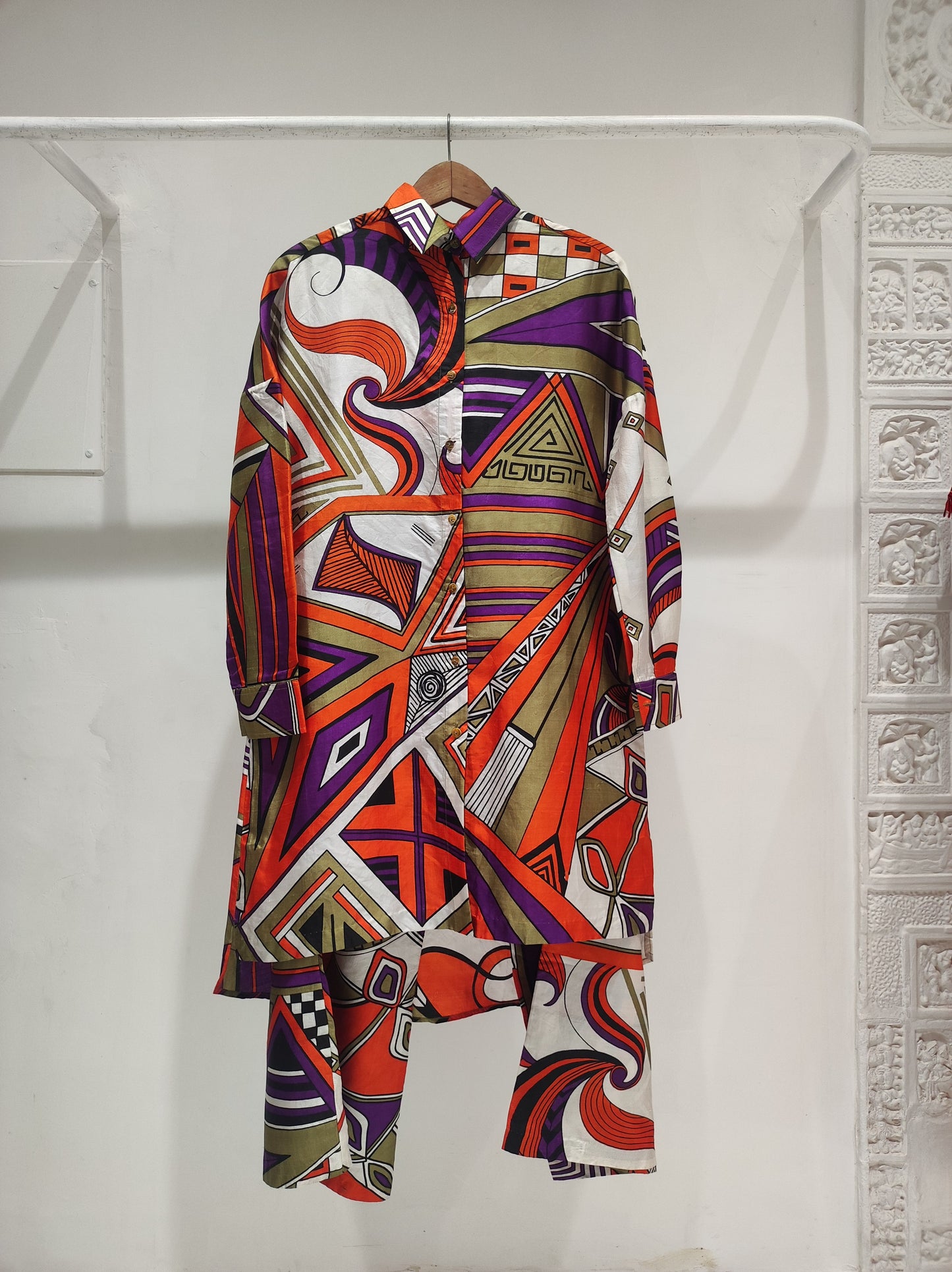 Tangerine Shirt Tunic