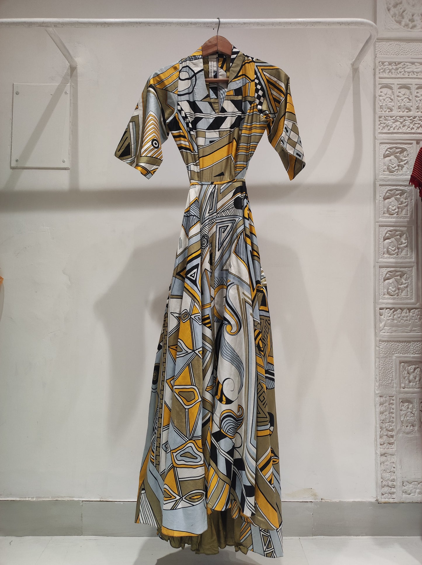 Yellow Cut-Out Maxi