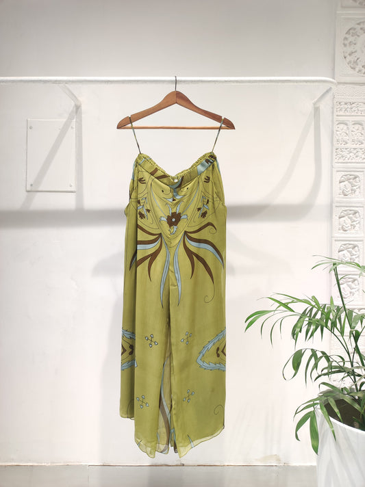 Mint Green Chiffon Pants