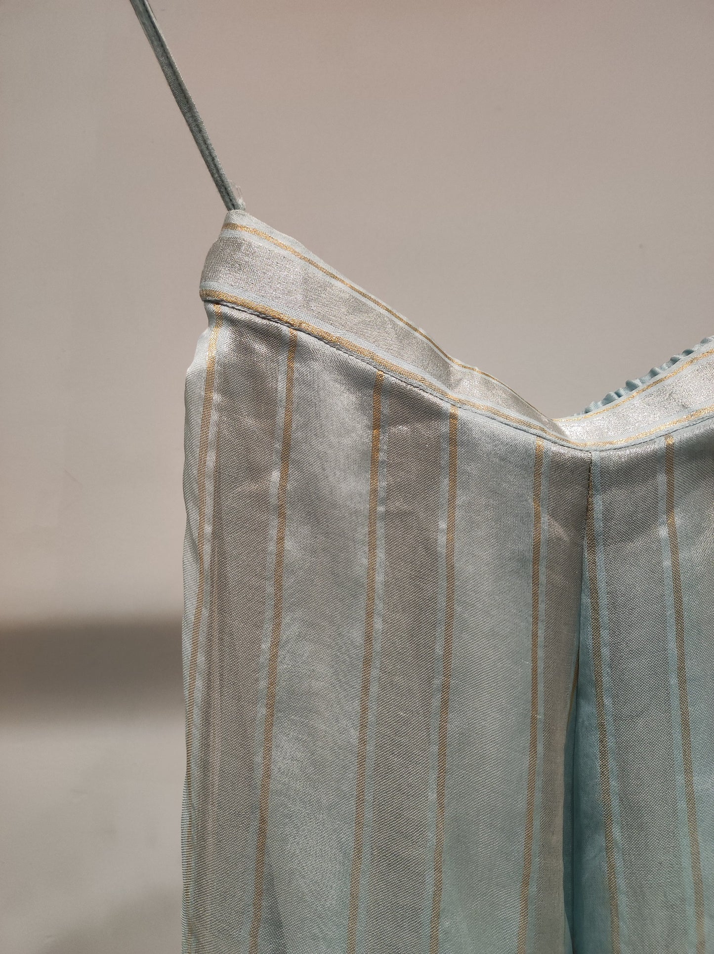 Sky Organza Stripe Pants