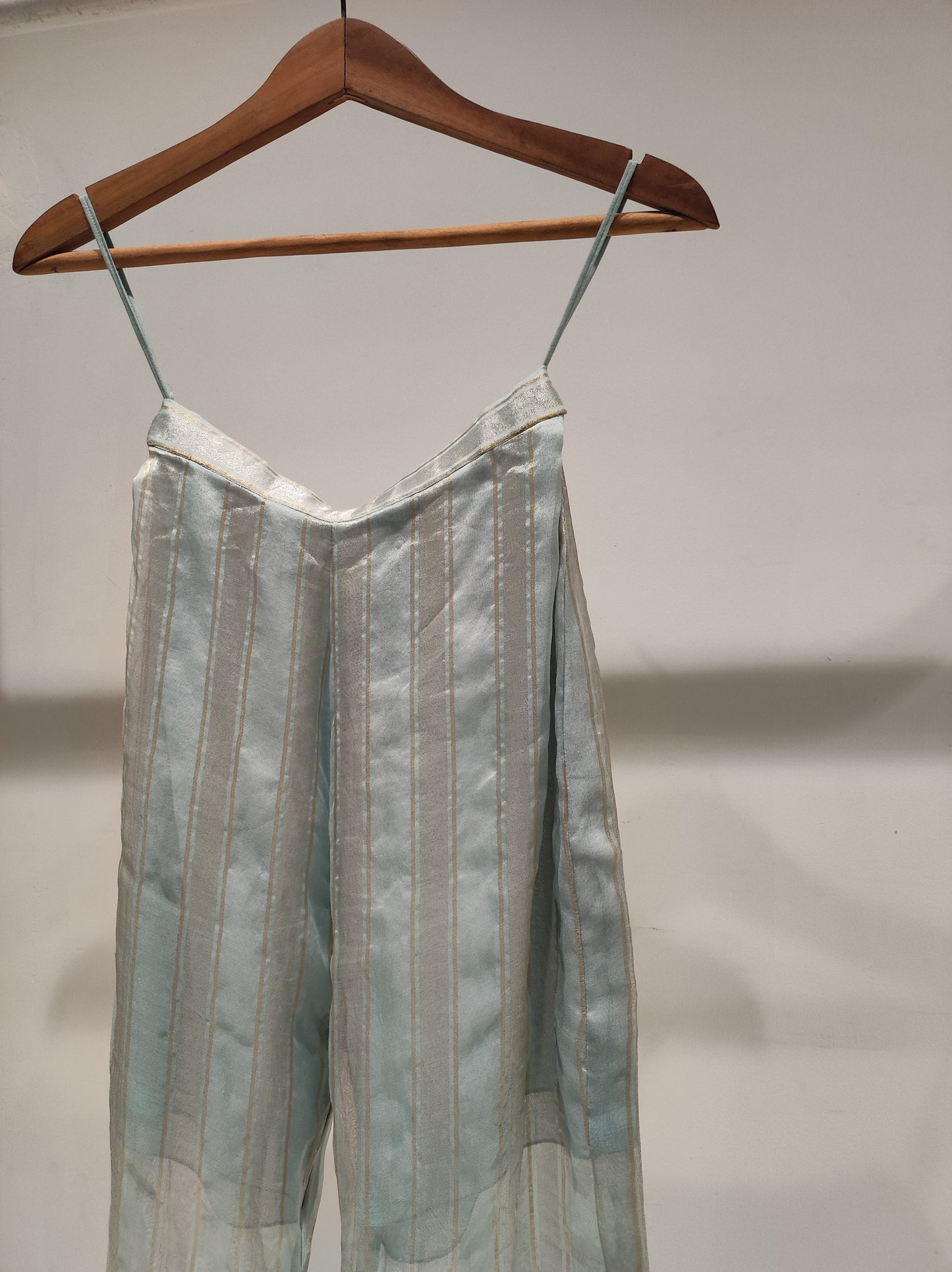 Sky Organza Stripe Pants