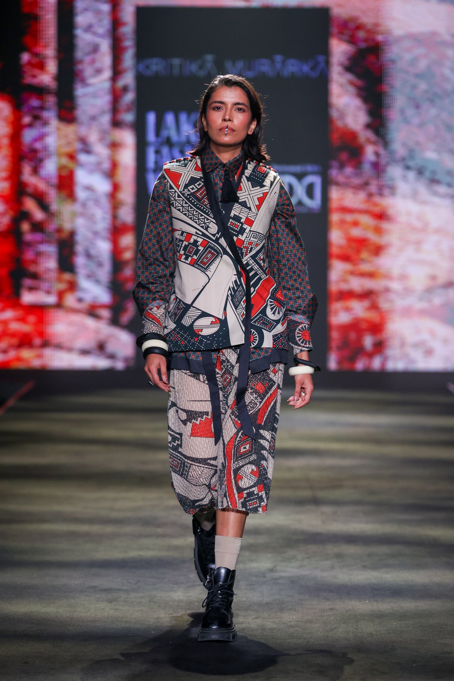 Rust Black Check Shirt