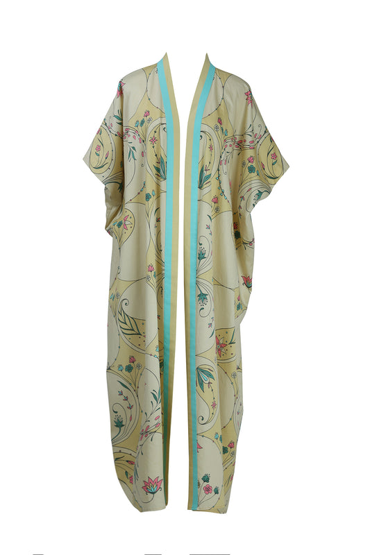 Yellow Circle Print Jacket