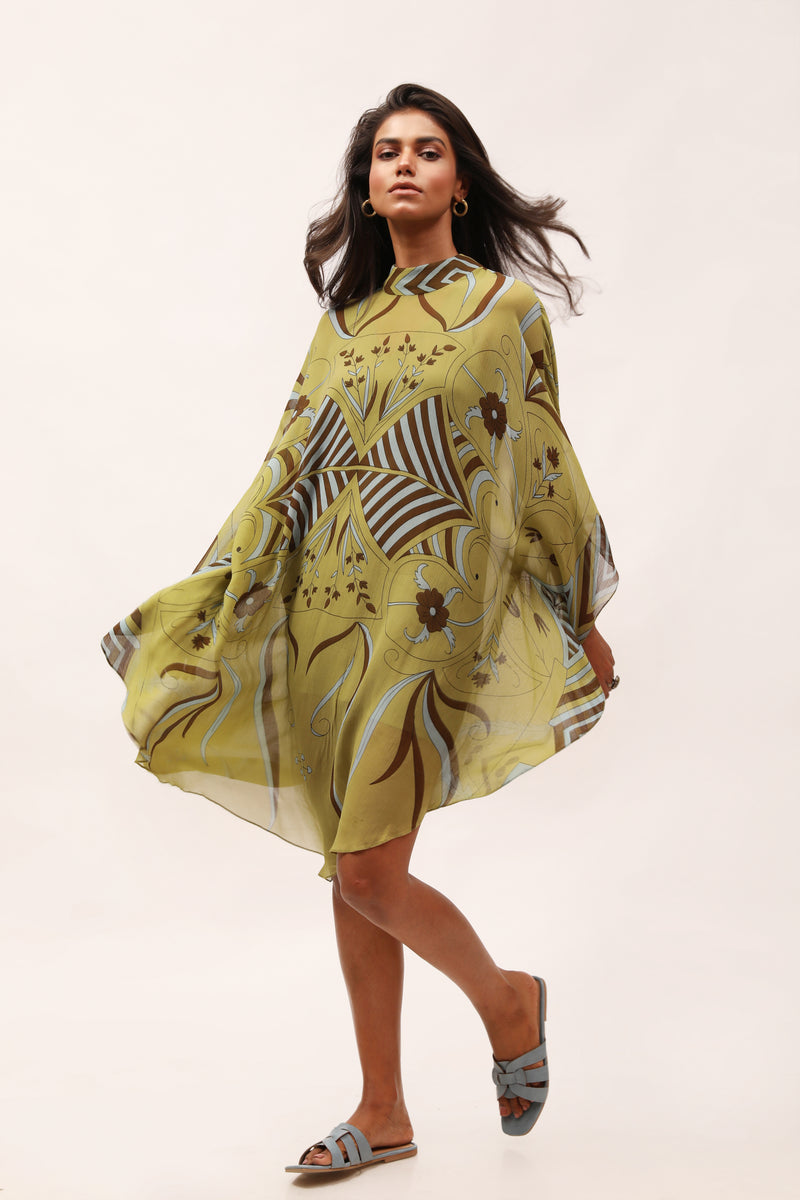 Chiffon 2025 batwing dress