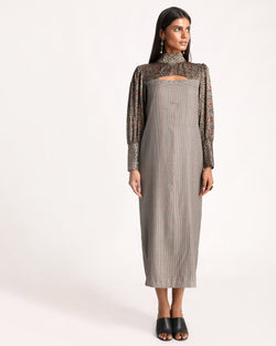 Modern Vintage Cut-out Midi