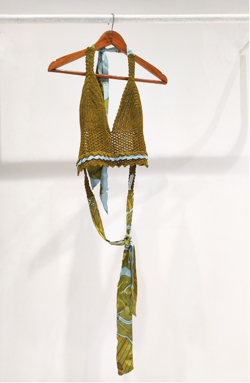 Olive Crochet Bralette Top