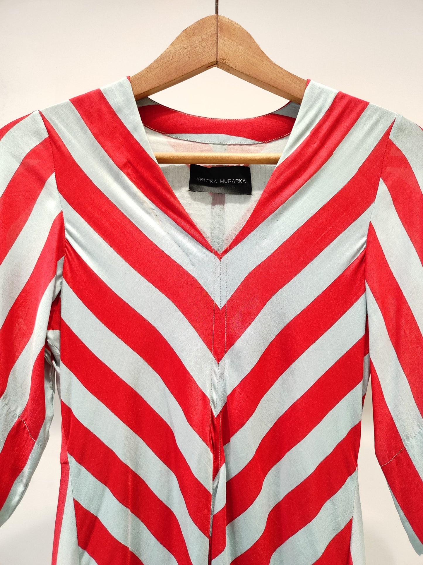 Red Blue Stripe Dress