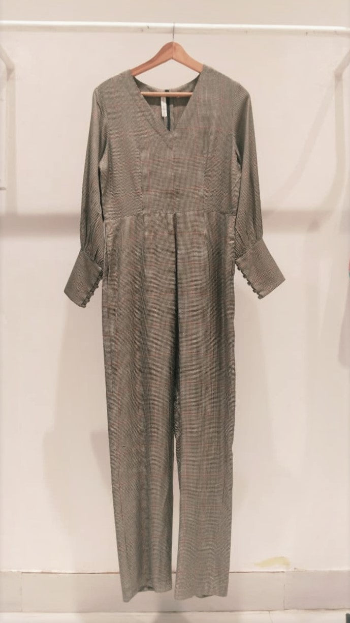 Houndstooth Jumpsuit