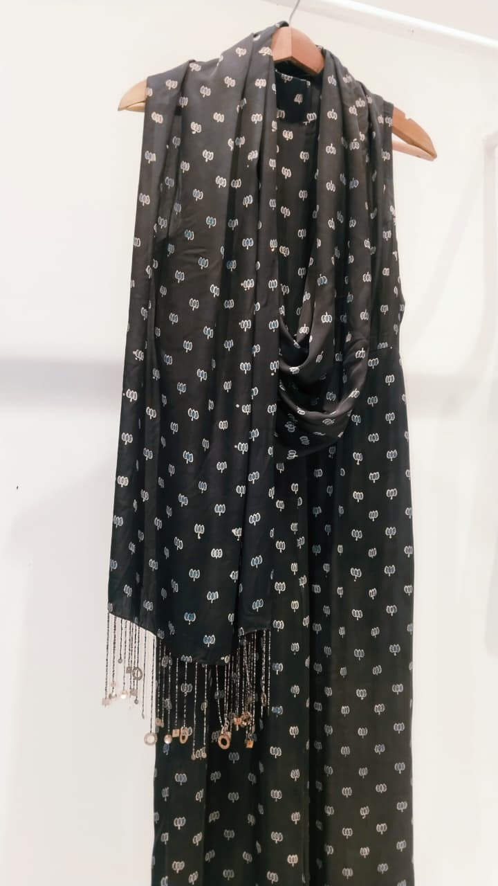 Small Lotus Scarf Jumpsuit