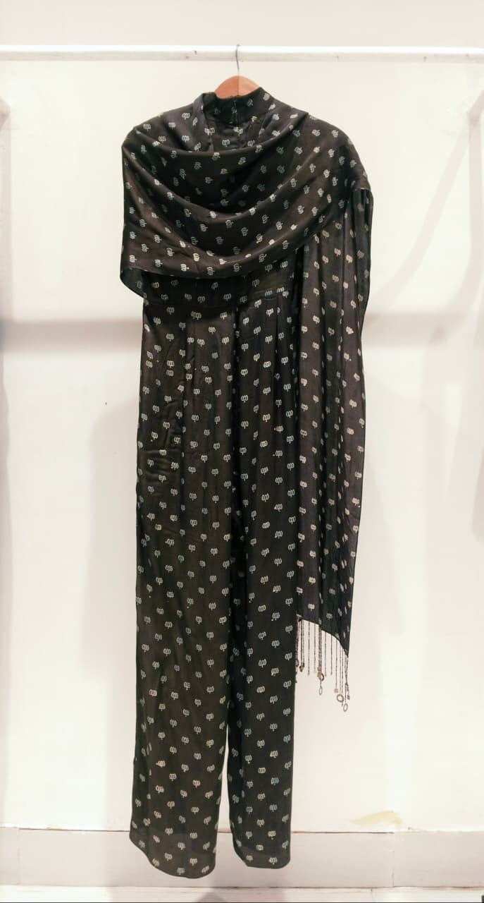 Small Lotus Scarf Jumpsuit
