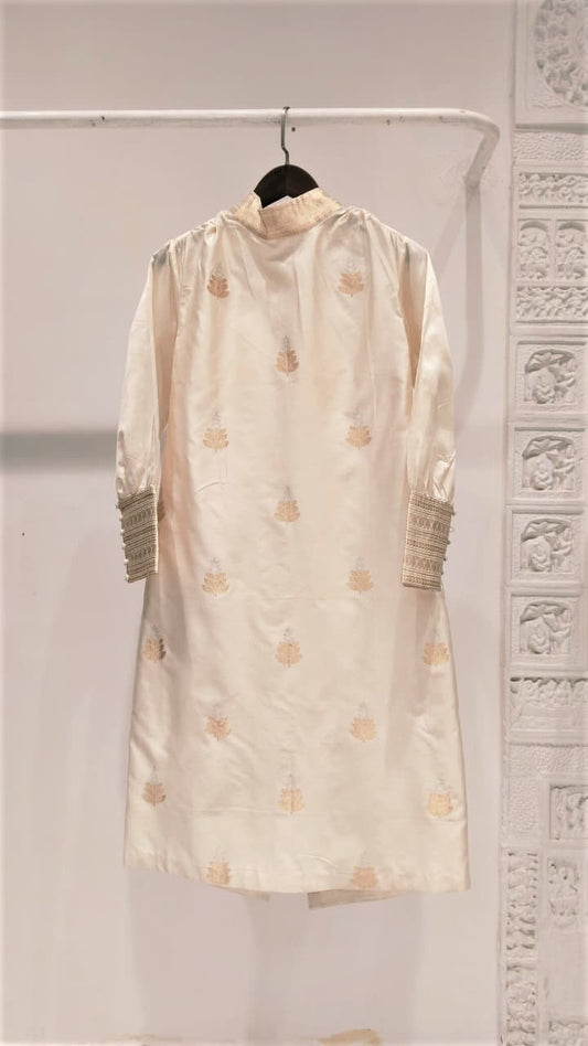 Banarasi Silk Cuff Midi