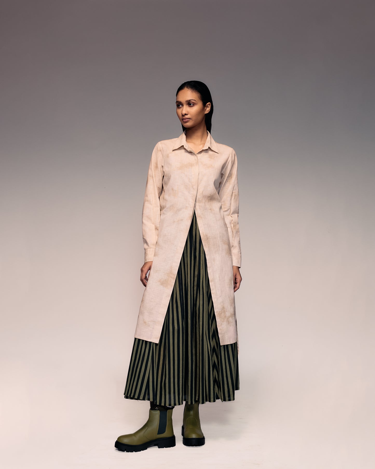 Hand Dyed Linen Shirt