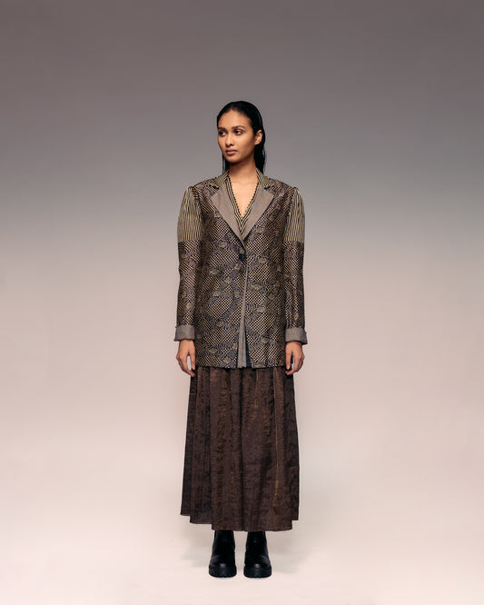 Munga Silk Patch Blazer