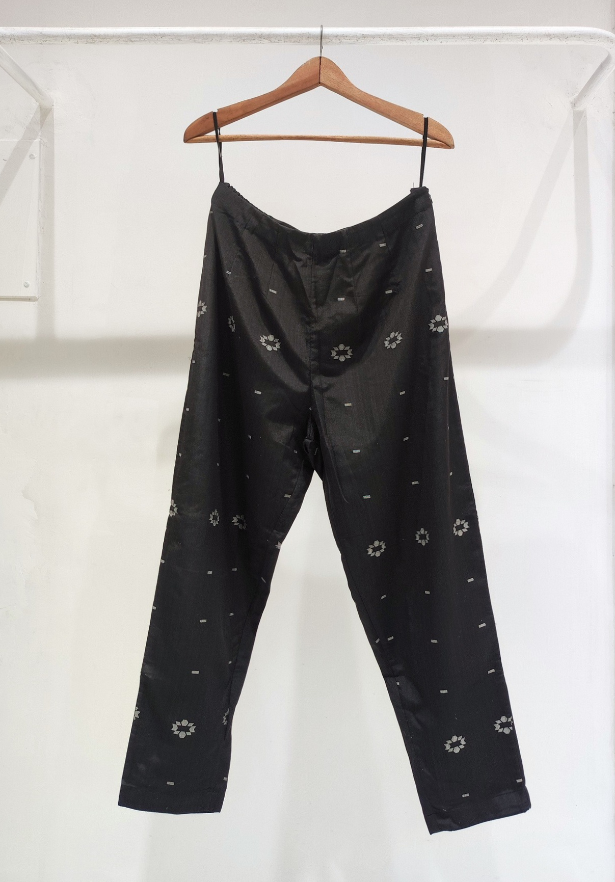 Black Jamdani Pant