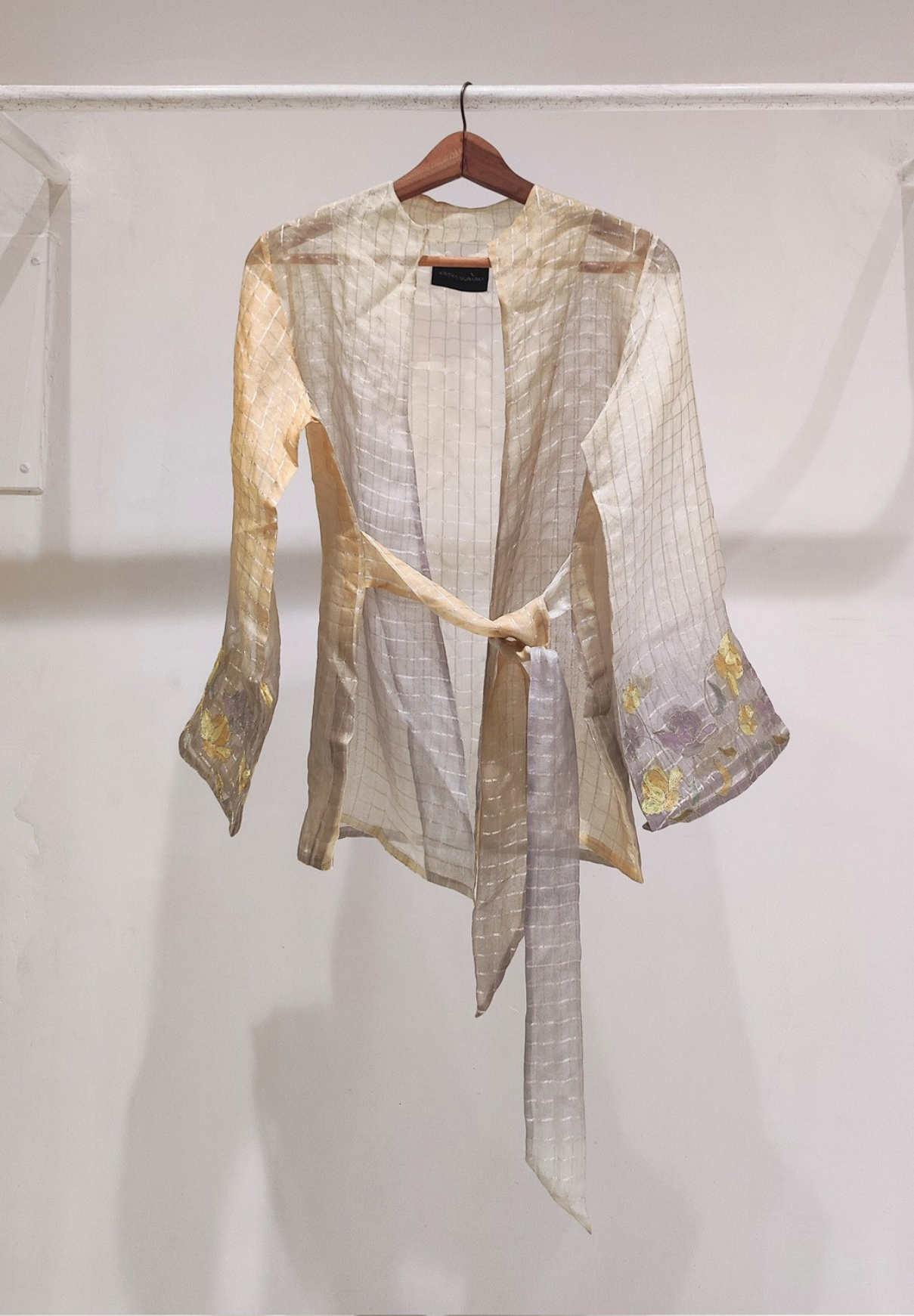 Tissue Organza Wrap Top